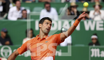 2022-04-12 - Novak Djokovic of Serbia during day 3 of the Rolex Monte-Carlo Masters 2022, an ATP Masters 1000 tennis tournament on April 12, 2022, held at the Monte-Carlo Country Club in Roquebrune-Cap-Martin, France - ROLEX MONTE-CARLO MASTERS 2022, ATP MASTERS 1000 TENNIS TOURNAMENT - INTERNATIONALS - TENNIS