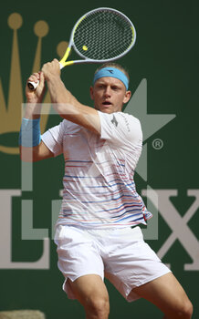 2022-04-12 - Alejandro Davidovich Fokina of Spain during day 3 of the Rolex Monte-Carlo Masters 2022, an ATP Masters 1000 tennis tournament on April 12, 2022, held at the Monte-Carlo Country Club in Roquebrune-Cap-Martin, France - ROLEX MONTE-CARLO MASTERS 2022, ATP MASTERS 1000 TENNIS TOURNAMENT - INTERNATIONALS - TENNIS