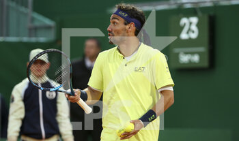 2022-04-12 - Fabio Fognini of Italia during day 3 of the Rolex Monte-Carlo Masters 2022, an ATP Masters 1000 tennis tournament on April 12, 2022, held at the Monte-Carlo Country Club in Roquebrune-Cap-Martin, France - ROLEX MONTE-CARLO MASTERS 2022, ATP MASTERS 1000 TENNIS TOURNAMENT - INTERNATIONALS - TENNIS