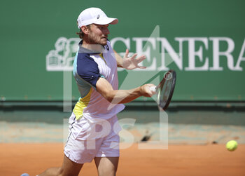 2022-04-13 - David Goffin of Belgium during day 4 of the Rolex Monte-Carlo Masters 2022, an ATP Masters 1000 tennis tournament on April 13, 2022, held at the Monte-Carlo Country Club in Roquebrune-Cap-Martin, France - ROLEX MONTE-CARLO MASTERS 2022, ATP MASTERS 1000 TENNIS TOURNAMENT - INTERNATIONALS - TENNIS