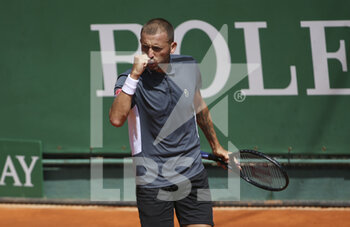 2022-04-13 - Daniel Evans of Great Britain during day 4 of the Rolex Monte-Carlo Masters 2022, an ATP Masters 1000 tennis tournament on April 13, 2022, held at the Monte-Carlo Country Club in Roquebrune-Cap-Martin, France - ROLEX MONTE-CARLO MASTERS 2022, ATP MASTERS 1000 TENNIS TOURNAMENT - INTERNATIONALS - TENNIS
