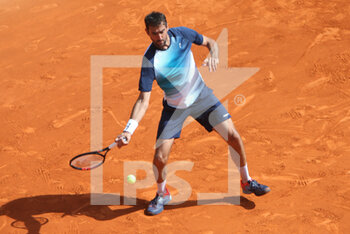 2022-04-13 - Marin Cilic of Croatia during the Rolex Monte-Carlo Masters 2022, ATP Masters 1000 tennis tournament on April 13, 2022 at Monte-Carlo Country Club in Roquebrune-Cap-Martin, France - ROLEX MONTE-CARLO MASTERS 2022, ATP MASTERS 1000 TENNIS TOURNAMENT - INTERNATIONALS - TENNIS