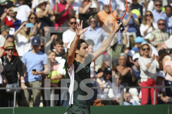 2022-04-13 - Taylor Fritz of USA celebrates his victory over Marin Cilic of Croatia during day 4 of the Rolex Monte-Carlo Masters 2022, an ATP Masters 1000 tennis tournament on April 13, 2022, held at the Monte-Carlo Country Club in Roquebrune-Cap-Martin, France - ROLEX MONTE-CARLO MASTERS 2022, ATP MASTERS 1000 TENNIS TOURNAMENT - INTERNATIONALS - TENNIS
