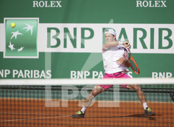 2022-04-13 - Diego Schwartzman of Argentina during day 4 of the Rolex Monte-Carlo Masters 2022, an ATP Masters 1000 tennis tournament on April 13, 2022, held at the Monte-Carlo Country Club in Roquebrune-Cap-Martin, France - ROLEX MONTE-CARLO MASTERS 2022, ATP MASTERS 1000 TENNIS TOURNAMENT - INTERNATIONALS - TENNIS