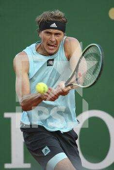 2022-04-13 - Alexander Zverev aka Sascha Zverev of Germany during day 4 of the Rolex Monte-Carlo Masters 2022, an ATP Masters 1000 tennis tournament on April 13, 2022, held at the Monte-Carlo Country Club in Roquebrune-Cap-Martin, France - ROLEX MONTE-CARLO MASTERS 2022, ATP MASTERS 1000 TENNIS TOURNAMENT - INTERNATIONALS - TENNIS
