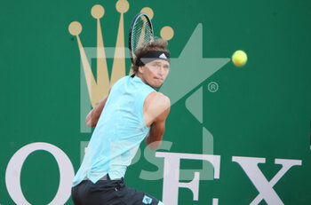 2022-04-13 - Alexander Zverev of Germany during the Rolex Monte-Carlo Masters 2022, ATP Masters 1000 tennis tournament on April 13, 2022 at Monte-Carlo Country Club in Roquebrune-Cap-Martin, France - ROLEX MONTE-CARLO MASTERS 2022, ATP MASTERS 1000 TENNIS TOURNAMENT - INTERNATIONALS - TENNIS