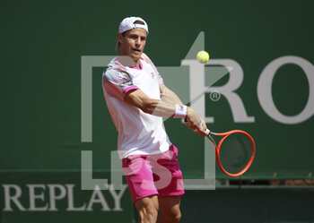 2022-04-14 - Diego Schwartzman of Argentina during day 5 of the Rolex Monte-Carlo Masters 2022, an ATP Masters 1000 tennis tournament on April 14, 2022, held at the Monte-Carlo Country Club in Roquebrune-Cap-Martin, France - ROLEX MONTE-CARLO MASTERS 2022, ATP MASTERS 1000 TENNIS TOURNAMENT - INTERNATIONALS - TENNIS