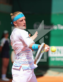 2022-04-14 - Alejandro Davidovich Fokina of Spain during the Rolex Monte-Carlo Masters 2022, ATP Masters 1000 tennis tournament on April 15, 2022 at Monte-Carlo Country Club in Roquebrune-Cap-Martin, France - ROLEX MONTE-CARLO MASTERS 2022, ATP MASTERS 1000 TENNIS TOURNAMENT - INTERNATIONALS - TENNIS