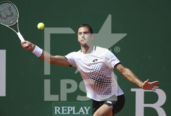 2022-04-14 - Laslo Djere of Serbia during day 5 of the Rolex Monte-Carlo Masters 2022, an ATP Masters 1000 tennis tournament on April 14, 2022, held at the Monte-Carlo Country Club in Roquebrune-Cap-Martin, France - ROLEX MONTE-CARLO MASTERS 2022, ATP MASTERS 1000 TENNIS TOURNAMENT - INTERNATIONALS - TENNIS