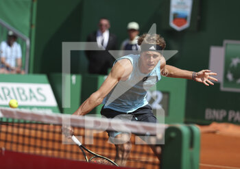 2022-04-14 - Alexander Zverev of Germany during day 5 of the Rolex Monte-Carlo Masters 2022, an ATP Masters 1000 tennis tournament on April 14, 2022, held at the Monte-Carlo Country Club in Roquebrune-Cap-Martin, France - ROLEX MONTE-CARLO MASTERS 2022, ATP MASTERS 1000 TENNIS TOURNAMENT - INTERNATIONALS - TENNIS
