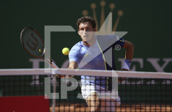 2022-04-14 - Pablo Carremo Busta of Spain during day 5 of the Rolex Monte-Carlo Masters 2022, an ATP Masters 1000 tennis tournament on April 14, 2022, held at the Monte-Carlo Country Club in Roquebrune-Cap-Martin, France - ROLEX MONTE-CARLO MASTERS 2022, ATP MASTERS 1000 TENNIS TOURNAMENT - INTERNATIONALS - TENNIS