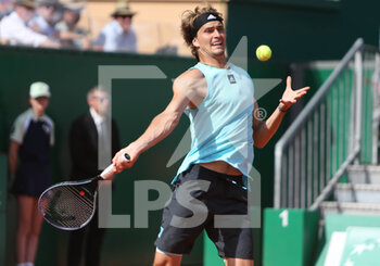 2022-04-14 - Alexander Zverev of Germany during the Rolex Monte-Carlo Masters 2022, ATP Masters 1000 tennis tournament on April 14, 2022 at Monte-Carlo Country Club in Roquebrune-Cap-Martin, France - ROLEX MONTE-CARLO MASTERS 2022, ATP MASTERS 1000 TENNIS TOURNAMENT - INTERNATIONALS - TENNIS