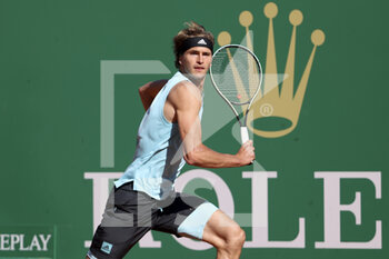 2022-04-15 - Alexander Zverev aka Sascha Zverev of Germany during day 6 of the Rolex Monte-Carlo Masters 2022, an ATP Masters 1000 tennis tournament on April 15, 2022, held at the Monte-Carlo Country Club in Roquebrune-Cap-Martin, France - ROLEX MONTE-CARLO MASTERS 2022, AN ATP MASTERS 1000 TENNIS TOURNAMENT - INTERNATIONALS - TENNIS