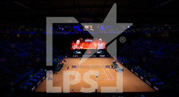2022-04-19 - General View during the first round at the 2022 Porsche Tennis Grand Prix WTA 500 tennis tournament on April 19, 2022 at the Porsche Arena in Stuttgart, Germany - 2022 PORSCHE TENNIS GRAND PRIX WTA 500 TENNIS TOURNAMENT - INTERNATIONALS - TENNIS
