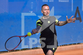 2022-04-26 - Denis Yevseyev (KAZ) during the ATP Challenger Roma Open tennis tournament round of 32 at Garden Tennis Club on April 26, 2022 in Rome, Italy - ATP CHALLENGER ROMA OPEN TENNIS TOURNAMENT - INTERNATIONALS - TENNIS