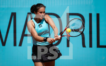 2022-04-29 - Daria Kasatkina of Russia in action against Anna Bondar of Hungary during the first round of the Mutua Madrid Open 2022 tennis tournament on April 29, 2022 at Caja Magica stadium in Madrid, Spain - MUTUA MADRID OPEN 2022 TENNIS TOURNAMENT - INTERNATIONALS - TENNIS