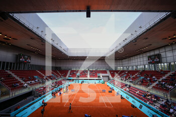 2022-05-01 - General view of the Arancha Sanchez Vicario court during the Mutua Madrid Open 2022 tennis tournament on May 1, 2022 at Caja Magica stadium in Madrid, Spain - MUTUA MADRID OPEN 2022 TENNIS TOURNAMENT - INTERNATIONALS - TENNIS