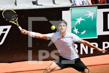 2022-05-02 - Marco Cecchinato (ITA) during the BNL International Pre-qualifiers of Italy at the Pietrangeli stadium in Rome on 02 May 2022. - 2022 INTERNAZIONALI BNL D'ITALIA - PRE-QUALIFICATIONS - INTERNATIONALS - TENNIS