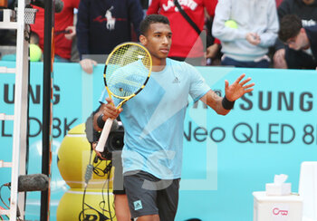 2022-05-05 - Felix Auger-Aliassime of Canada during the Mutua Madrid Open 2022 tennis tournament on May 5, 2022 at Caja Magica stadium in Madrid, Spain - MUTUA MADRID OPEN 2022 TENNIS TOURNAMENT - INTERNATIONALS - TENNIS
