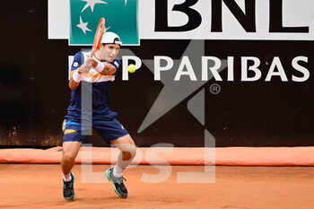 2022-05-08 - Francesco Passaro (ITA) during the first round against Cristian Grain (CHI) of the ATP Master 1000 Internazionali BNL D'Italia tournament at Foro Italico on May 8, 2022 - INTERNAZIONALI BNL D'ITALIA - INTERNATIONALS - TENNIS