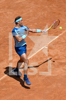 2022-05-11 - Rafael Nadal (ESP) during the first round against John Inner (USA) of the ATP Master 1000 Internazionali BNL D'Italia tournament at Foro Italico on May 11, 2022 - INTERNAZIONALI BNL D'ITALIA - INTERNATIONALS - TENNIS
