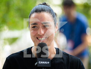 2022-05-09 - Ons Jabeur of Tunisia talks to the media during the Internazionali BNL d'Italia 2022, Masters 1000 tennis tournament on May 9, 2022 at Foro Italico in Rome, Italy - INTERNAZIONALI BNL D'ITALIA 2022, MASTERS 1000 TENNIS TOURNAMENT - INTERNATIONALS - TENNIS