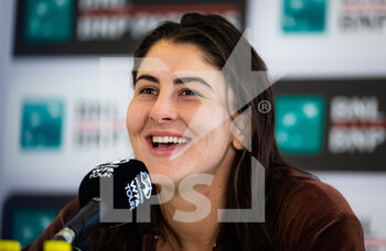 2022-05-11 - Bianca Andreescu of Canada talks to the media after the second round of the Internazionali BNL d'Italia 2022, Masters 1000 tennis tournament on May 11, 2022 at Foro Italico in Rome, Italy - INTERNAZIONALI BNL D'ITALIA 2022, MASTERS 1000 TENNIS TOURNAMENT - INTERNATIONALS - TENNIS