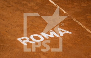 2022-05-12 - Roma Logo illustration during the third round of the Internazionali BNL d'Italia 2022, Masters 1000 tennis tournament on May 12, 2022 at Foro Italico in Rome, Italy - INTERNAZIONALI BNL D'ITALIA 2022, MASTERS 1000 TENNIS TOURNAMENT - INTERNATIONALS - TENNIS