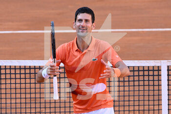 2022-05-15 - Novak Djokovic (SRB) winner of the final ATP Master 1000 Internazionali d'Italia against Stefanos Tsitsipas (GRE)  tournament at Foro Italico on May 15, 2022 - INTERNAZIONALI BNL D'IITALIA - MEN'S FINAL - DJOKOVIC VS TSITSIPAS - INTERNATIONALS - TENNIS