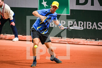 2022-05-16 - Bradley KLAHN of United States during the Qualifying Day one of Roland-Garros 2022, French Open 2022, Grand Slam tennis tournament on May 16, 2022 at the Roland-Garros stadium in Paris, France - ROLAND-GARROS 2022, FRENCH OPEN 2022, GRAND SLAM TENNIS TOURNAMENT - INTERNATIONALS - TENNIS