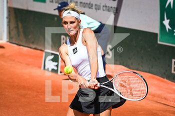 2022-05-16 - Audrey ALBIE of France during the Qualifying Day one of Roland-Garros 2022, French Open 2022, Grand Slam tennis tournament on May 16, 2022 at the Roland-Garros stadium in Paris, France - ROLAND-GARROS 2022, FRENCH OPEN 2022, GRAND SLAM TENNIS TOURNAMENT - INTERNATIONALS - TENNIS