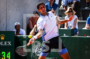 2022-05-16 - Pierre-Hugues HERBERT of France during the Qualifying Day one of Roland-Garros 2022, French Open 2022, Grand Slam tennis tournament on May 16, 2022 at the Roland-Garros stadium in Paris, France - ROLAND-GARROS 2022, FRENCH OPEN 2022, GRAND SLAM TENNIS TOURNAMENT - INTERNATIONALS - TENNIS
