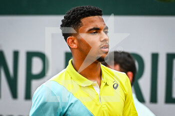 2022-05-16 - Arthur FILS of France during the Qualifying Day one of Roland-Garros 2022, French Open 2022, Grand Slam tennis tournament on May 16, 2022 at the Roland-Garros stadium in Paris, France - ROLAND-GARROS 2022, FRENCH OPEN 2022, GRAND SLAM TENNIS TOURNAMENT - INTERNATIONALS - TENNIS