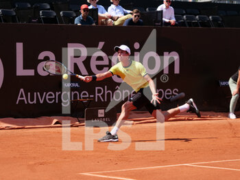 2022-05-18 - Daniel Altmaier (GER) in action against Federico Coria (ARG) during the round of 32 at the Open Parc Auvergne-Rhone-Alpes Lyon 2022, ATP 250 Tennis tournament on May 17, 2022 at Parc de la Tete d'Or in Lyon, France - OPEN PARC AUVERGNE-RHONE-ALPES LYON 2022, ATP 250 TENNIS TOURNAMENT - INTERNATIONALS - TENNIS