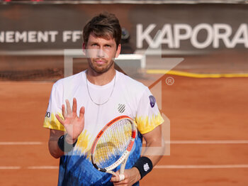 2022-05-20 - Cameron Norrie (GBR) after winning against Holger Rune (DEN) during the semi-finals at the Open Parc Auvergne-Rhone-Alpes Lyon 2022, ATP 250 Tennis tournament on May 20, 2022 at Parc de la Tete d'Or in Lyon, France - OPEN PARC AUVERGNE-RHONE-ALPES LYON 2022, ATP 250 TENNIS TOURNAMENT - INTERNATIONALS - TENNIS