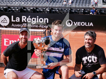 2022-05-21 - Cameron Norrie (GBR) celebrates after winning against Alex Molcan (SVK) during the Final of the Open Parc Auvergne-Rhone-Alpes Lyon 2022, ATP 250 Tennis tournament on May 21, 2022 at Parc de la Tete d'Or in Lyon, France - OPEN PARC AUVERGNE-RHONE-ALPES LYON 2022, ATP 250 TENNIS TOURNAMENT - INTERNATIONALS - TENNIS