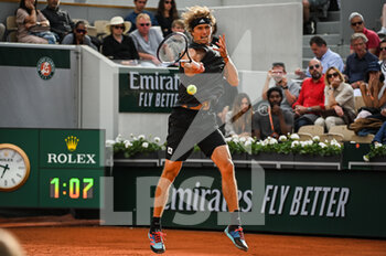 2022-05-22 - Alexander ZVEREV of Germany during the Day one of Roland-Garros 2022, French Open 2022, Grand Slam tennis tournament on May 22, 2022 at Roland-Garros stadium in Paris, France - ROLAND-GARROS 2022, FRENCH OPEN 2022, GRAND SLAM TENNIS TOURNAMENT - INTERNATIONALS - TENNIS