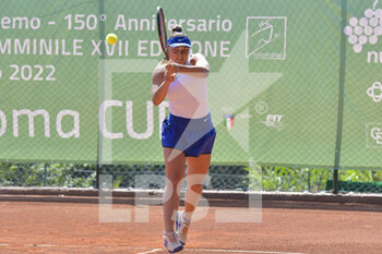2022-05-21 - Lisa Pigato (ITA) during the women's doubles final match of ITF 17th Edition-RCCTR 150th Anniversary, BMW Rome Cup, at Reale Circolo Canottieri Tevere Remo, Rome, Italy. - 17TH EDITION-RCCTR 150TH ANNIVERSARY, BMW ROME CUP - INTERNATIONALS - TENNIS