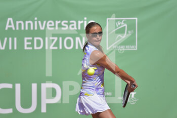 2022-05-21 - Matilde Paoletti (ITA) during the women's doubles final match of ITF 17th Edition-RCCTR 150th Anniversary, BMW Rome Cup, at Reale Circolo Canottieri Tevere Remo, Rome, Italy. - 17TH EDITION-RCCTR 150TH ANNIVERSARY, BMW ROME CUP - INTERNATIONALS - TENNIS