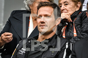 2022-05-23 - Sebastien OGIER during the Day two of Roland-Garros 2022, French Open 2022, Grand Slam tennis tournament on May 23, 2022 at Roland-Garros stadium in Paris, France - ROLAND-GARROS 2022, FRENCH OPEN 2022, GRAND SLAM TENNIS TOURNAMENT - INTERNATIONALS - TENNIS