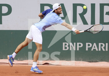 2022-05-24 - Joao Sousa of Portugal during day 3 of the French Open 2022, a tennis Grand Slam tournament on May 24, 2022 at Roland-Garros stadium in Paris, France - ROLAND-GARROS 2022, FRENCH OPEN 2022, GRAND SLAM TENNIS TOURNAMENT - INTERNATIONALS - TENNIS