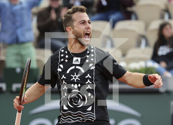 2022-05-24 - Hugo Gaston of France during day 3 of the French Open 2022, a tennis Grand Slam tournament on May 24, 2022 at Roland-Garros stadium in Paris, France - ROLAND-GARROS 2022, FRENCH OPEN 2022, GRAND SLAM TENNIS TOURNAMENT - INTERNATIONALS - TENNIS