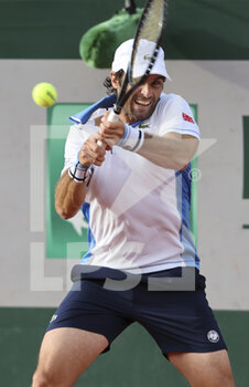 2022-05-24 - Pablo Andujar of Spain during day 3 of the French Open 2022, a tennis Grand Slam tournament on May 24, 2022 at Roland-Garros stadium in Paris, France - ROLAND-GARROS 2022, FRENCH OPEN 2022, GRAND SLAM TENNIS TOURNAMENT - INTERNATIONALS - TENNIS