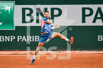 2022-05-25 - Borna Coric of Croatia during the French Open, Grand Slam tennis tournament on May 25, 2022 at Roland-Garros stadium in Paris, France - ROLAND-GARROS 2022, FRENCH OPEN 2022, GRAND SLAM TENNIS TOURNAMENT - INTERNATIONALS - TENNIS