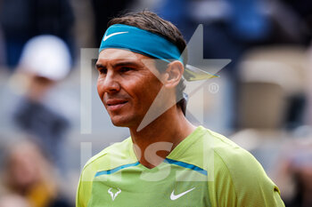 2022-05-29 - Rafael NADAL of Spain during the Day eight of Roland-Garros 2022, French Open 2022, Grand Slam tennis tournament on May 29, 2022 at Roland-Garros stadium in Paris, France - TENNIS - ROLAND GARROS 2022 - WEEK 2 - INTERNATIONALS - TENNIS