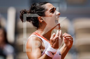 2022-05-31 - Martina TREVISAN of Italia celebrates his victory during the Day ten of Roland-Garros 2022, French Open 2022, Grand Slam tennis tournament on May 31, 2022 at Roland-Garros stadium in Paris, France - TENNIS - ROLAND GARROS 2022 - WEEK 2 - INTERNATIONALS - TENNIS