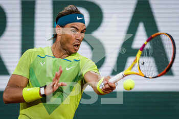 2022-05-31 - Rafael NADAL of Spain during the Day ten of Roland-Garros 2022, French Open 2022, Grand Slam tennis tournament on May 31, 2022 at Roland-Garros stadium in Paris, France - TENNIS - ROLAND GARROS 2022 - WEEK 2 - INTERNATIONALS - TENNIS