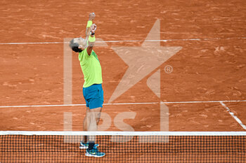 2022-06-01 - Rafael Nadal of Spain celebrates during the French Open semifinal against Novak Djokovic, Grand Slam tennis tournament on May 31, 2022 at Roland-Garros stadium in Paris, France - TENNIS - ROLAND GARROS 2022 - WEEK 2 - INTERNATIONALS - TENNIS