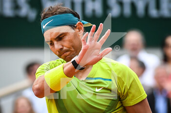 2022-06-05 - Rafael NADAL of Spain during the Day fifteen of Roland-Garros 2022, French Open 2022, Grand Slam tennis tournament on June 05, 2022 at Roland-Garros stadium in Paris, France - TENNIS - ROLAND GARROS 2022 - WEEK 2 - INTERNATIONALS - TENNIS