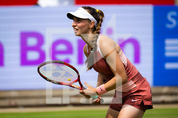 2022-06-13 - Tamara Korpatsch of Germany in action against Storm Sanders of Australia during the second qualifications round at the 2022 bett1Open WTA 500 tennis tournament on June 12, 2022 at Rot-Weiss Tennis Club in Berlin, Germany - TENNIS - WTA - 2022 BETT1OPEN - INTERNATIONALS - TENNIS